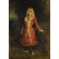 thumbnail image 2 of Franz von Lenbach 11x14 Black Ornate Wood Framed Double Matted Museum Art Print Titled: Marion Lenbach (1892-1947), the Artist's Daughter (1900), 2 of 5