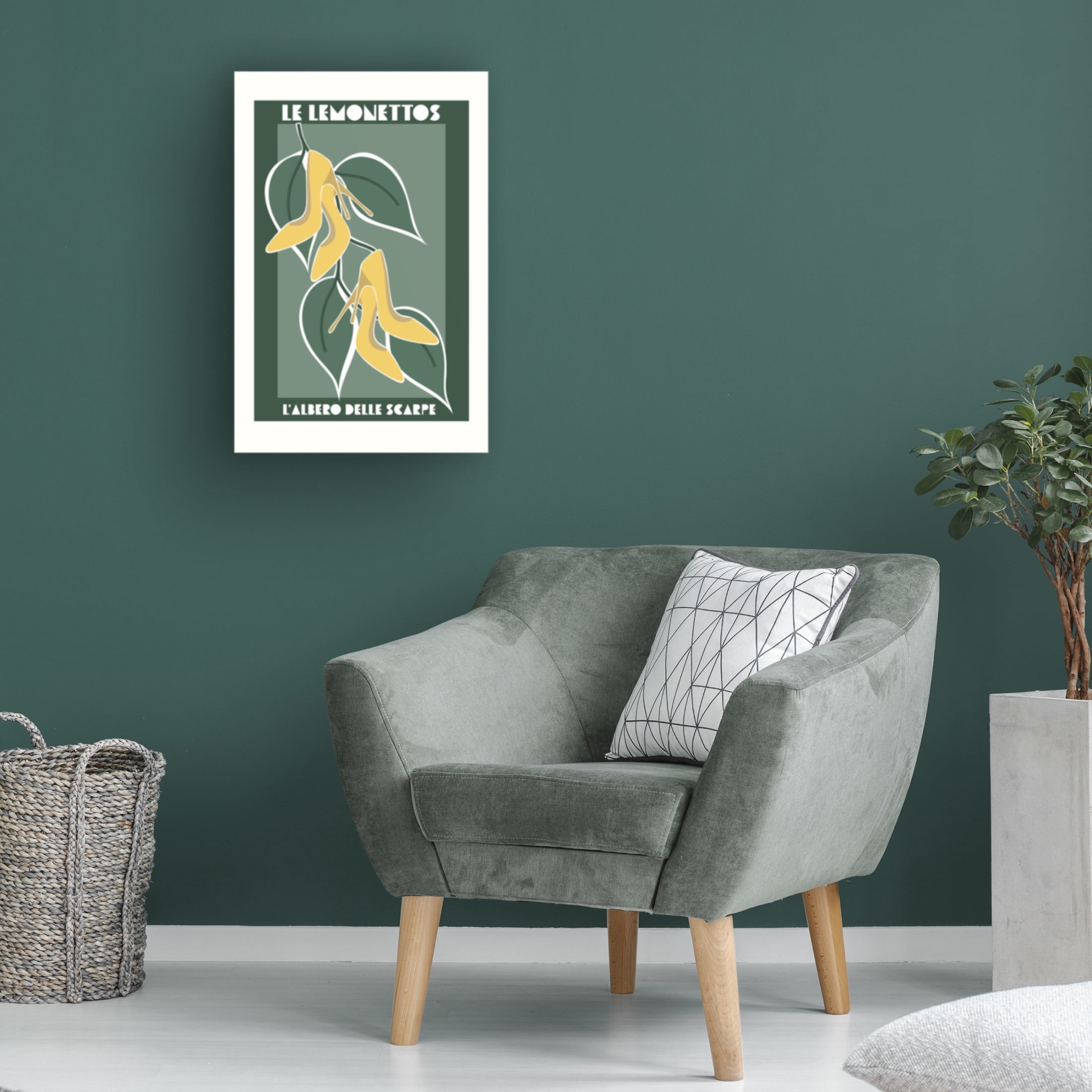 Trademark Fine Art Sarah Manovski Shoe tree 2 Canvas Wall Art