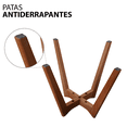 thumbnail image 3 of Sillas Tulip Tipo Eames Modernas Minimalistas Estructura de las Sillas en Madera con Asiento Acolchado Set de 4 Piezas Mirel Tulip Azules Mirel Tulip, 3 of 5