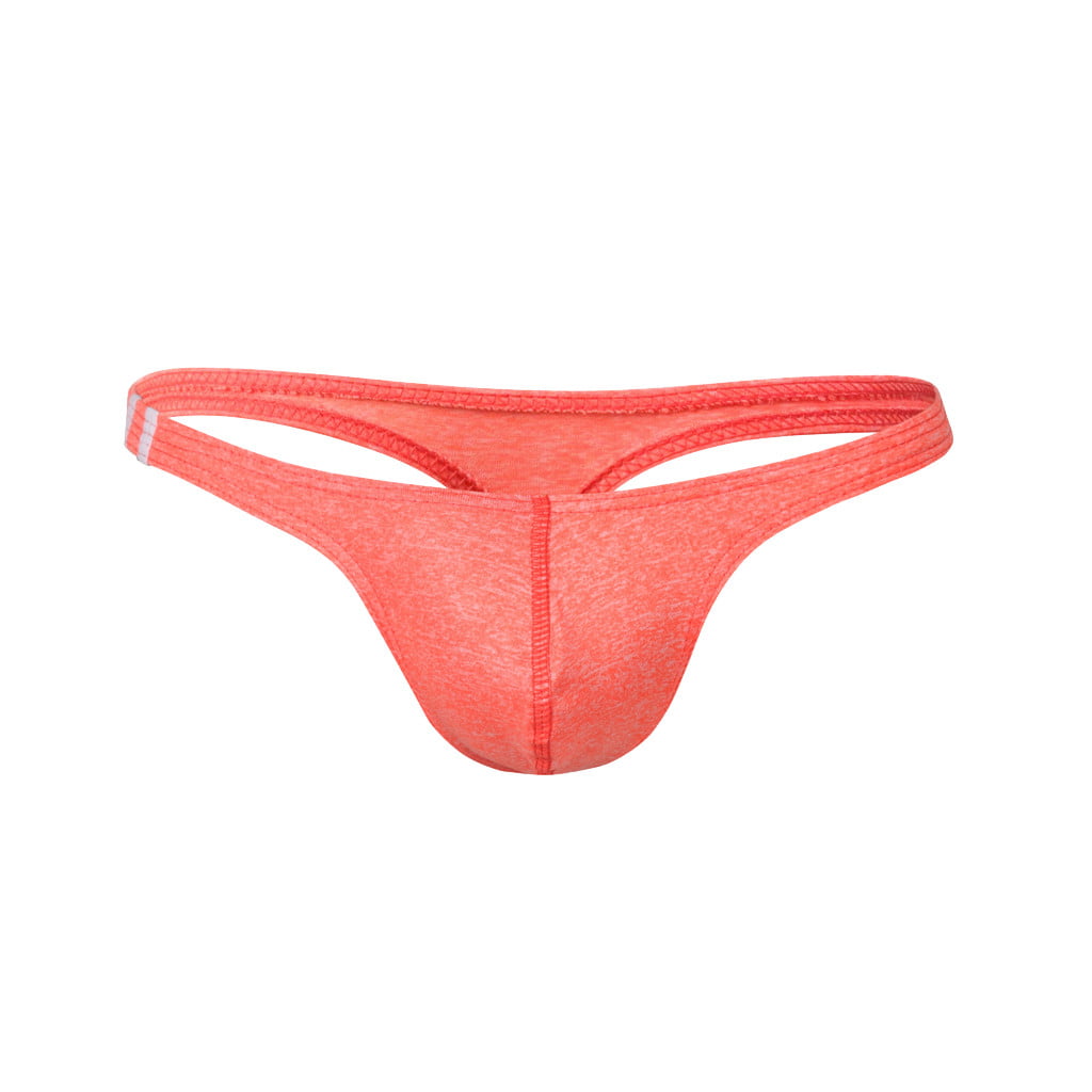 YuKaiChen Mens Jockstrap Underwear Athlelic Supporters Thong Low Rise Bikini Briefs 