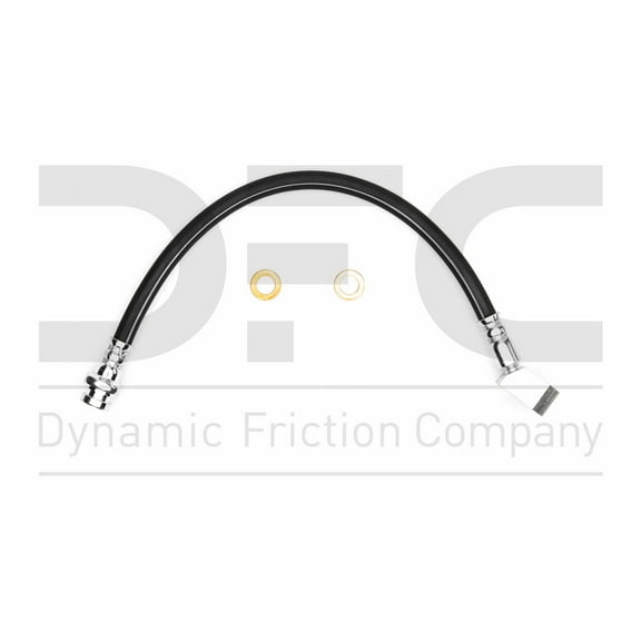 Front Right Dynamic Friction Company Brake Line Hose 350-67072 For 1983-1986 Nissan 720, 1984-1986 Nissan Pickup, 1986 Nissan D21