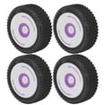 thumbnail image 3 of Khall RC Front Rear Tires, Tires Set 4Pcs Practical With Sponge Lining For Auto Repair For WLtoys, 3 of 8