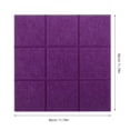 thumbnail image 4 of MOKKHNB Felt Walls Tiles Purple Synthetic Material 1Pack for Modern Decor, 4 of 5