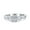 Silver, variant on Simulated Cubic Zirconia Size-5 Halo Art Deco Ring Round Wedding Engagement Infinity Band 925 Sterling Silver