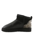 thumbnail image 4 of L'Artiste BRANDAI-GLOSS Shearling Ankle Boot – Embossed Leather & Suede Pull-On with Flatform Sole, 4 of 9