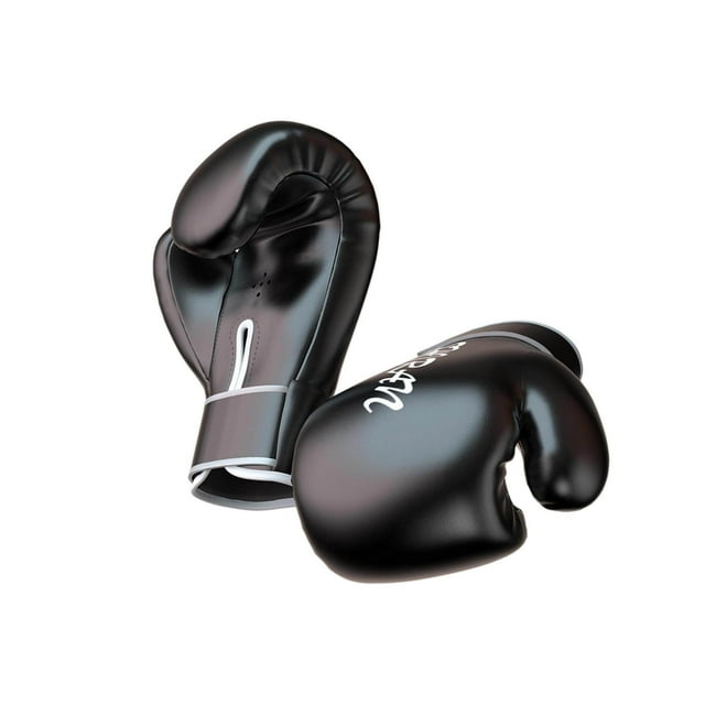 Gants d'Entraînement de Boxe Muay Thai Sac de Frappe 10oz_noir