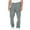 x-gray, variant on Men's Black Relaxed Fit Cargo Jeans with Skinny Leg Side Pockets and Zipper for Work