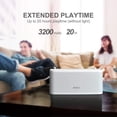 thumbnail image 6 of DOSS SoundBox Plus Portable Bluetooth Speaker with HD Sound and Deep Bass - White, 6 of 6