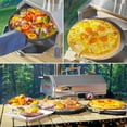 thumbnail image 2 of ACE-PATIO, 12" Automatic Rotatable Outdoor Pizza Ovens, Stainless Steel Pizza Oven, Portable Wood Fired Pizza Oven, Pizza Maker with Timer, Built-in Thermometer,Pizza Cutter & Carry Bag(Silver), 2 of 15