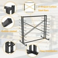 thumbnail image 4 of 2000 lb Lumber Storage Rack, Heavy Duty Freestanding Double-Sided 7-Tier Garage Shelving Unit, 59"W x 35.4"D x 66"H Industrial Steel Organizer for Workshop Basement, Black, 4 of 8