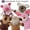 Rabbit, Sheep, White Dog, Pig and Wolf, variant on 5-Piece Set Animal Hand Puppets with Open Movable Mouth / Zoo, Safari, Farm, Jungle / Rabbit, Sheep, White Dog, Pig and Wolf