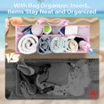 thumbnail image 3 of Insertos organizadores para bolsa de playa XYFuuee para Bogg Bag mediana rosa, 3 of 7
