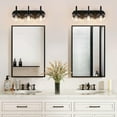 Matte Black Bathroom Light Fixtures Vanity Light for Bathroom 3 Lights ...