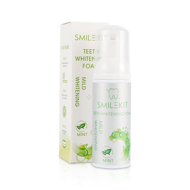 Pasta de dientes, Espuma limpiadora de dientes, Espuma blanqueadora de dientes, Pasta de dientes descontaminante mejorada (50 ml)
