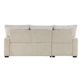 thumbnail image 6 of Lexicon Gallatin 2-Pcs Corduroy Sectional with Left Chaise in Beige & light gray, 6 of 16