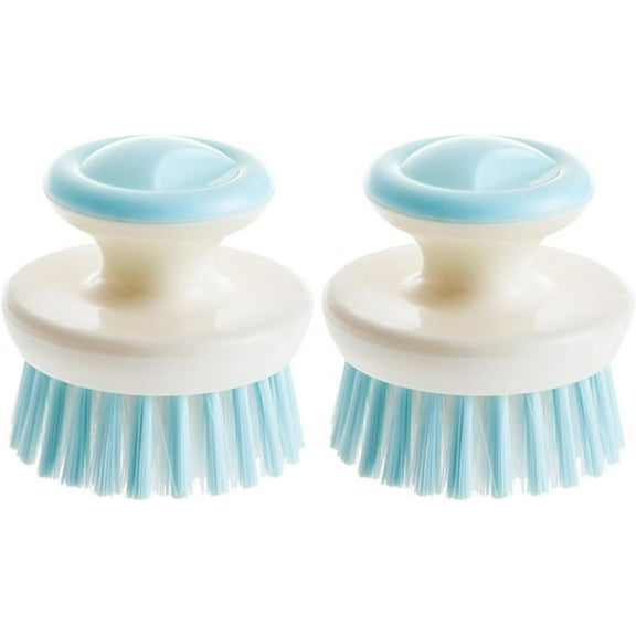 2Pcs Dish Brush, Kitchen Scrubber for Cleaning Bowl, Sink, Pot, Pan and Vegetable
