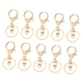 thumbnail image 6 of Metal Carabiner Clip Key Keychain Key Chain Holder Organizer for Car/Key , 10 Pcs - Gold, with 8 shape buckle, 6 of 8