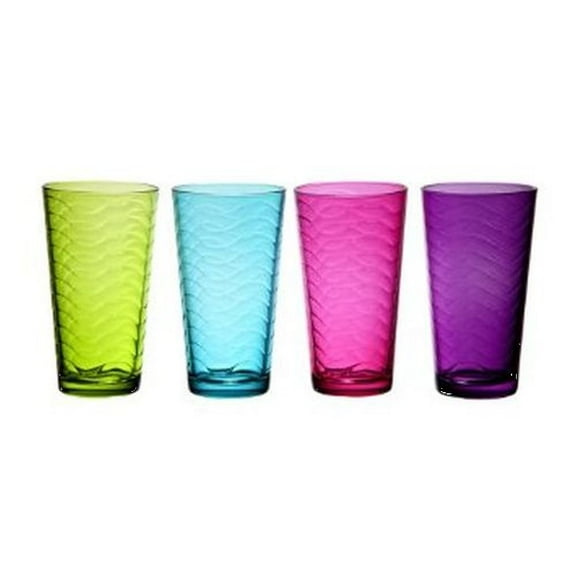 Home Essentials Surf S/4 Asst Color Hiballs