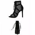 thumbnail image 3 of Sandalias de tacón alto Sonducket para mujer zapatos de baile duraderos Negro 39, 3 of 6