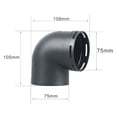 thumbnail image 2 of SPRING 75MM Air Diesel Heater Vent Ducting T Branch Splitter L Elbow Pipe Joiner, 2 of 9