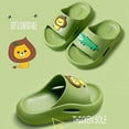 thumbnail image 4 of Rush Children's slippers boys and girls shower pool summer slippers are suitable for young children（Green） S3174, 4 of 5
