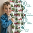 thumbnail image 3 of Blackout Kids Curtains,White Christmas Red Truck and Tree Pattern Childrens Insulated Curtains Set Of 2,Bedroom Essentials,Toddler Room Decor 42"x54", 3 of 5