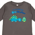 thumbnail image 4 of Inktastic Happy Dinosaur Future Big Brother Boys Long Sleeve Toddler T-Shirt, 4 of 5