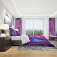 thumbnail image 3 of Designart 'Pink and Blue Wonder' Modern & Contemporary Duvet Cover Set, 3 of 4