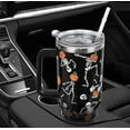 thumbnail image 6 of Halloween Tumbler 40oz Skull Pumpkin Tumbler Goth Skull Cups Leak Proof Tumbler Insulated Coffee Travel Mug for Halloween Gifts Gothic Witchy Decor, 6 of 6