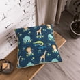 thumbnail image 5 of KLL Tropical Animals Decorative Throw Pillow Covers Velvet Soft for Couch Sofa Bedroom Living Room Outdoor (No pillow core)- 20"x20", 5 of 5