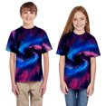 thumbnail image 2 of Toddler Boys T-Shirts Children Galaxy Teen Casual Kids Clothes Girls Print Tops for Boy Size 11-12T, 2 of 2