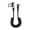 Side curved USB, variant on Fast Power Cable USB to Type C Spring Reinforced Body Anti Break Design Angled Connectors Suitable for Mobile Devices