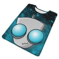thumbnail image 3 of Mens Invader Zim 3d Print T-Shirt Crewneck Short Sleeve Tee Shirt, 3 of 7
