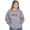 thumbnail image 4 of US Air Force Military Crest USAF Zip Up Hoodie Men's Women's Brisco Brands S, 4 of 6