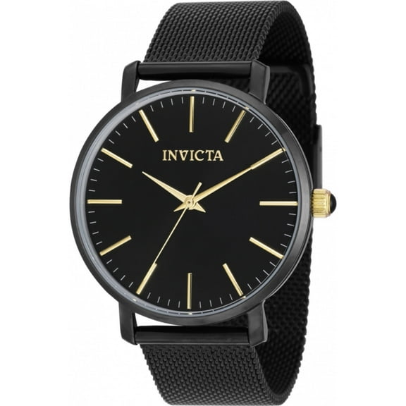 INVICTA Watch 39371 Stainless Steel Quartz Female Black