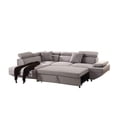 thumbnail image 1 of ACME FURNITURE Jemima Sectional Sofa w/Sleeper - - Gray Fabric, 1 of 2