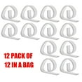 thumbnail image 1 of 12 Pcs Pinces à Nappe Support Transparent Pinces en Plastique pour Nappe, 1 of 11