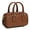 Brown, variant on Women's Retro Bowler Handbags Minimalist Small Top Handle Purse Satchel Crossbody Shoulder Purse Cute Ladies Handbags for Work,Black