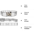 thumbnail image 4 of Waleaf Heavy Duty Dog Playpen for Outdoor, 8 Panels 24"/32"/40" Height x 32" Width,Portable Dog Playpen Puppy Playpen for Large Dog Exercise Pen for Indoor Outdoor,Pet Playpen Fence for Yard,RV, 4 of 9