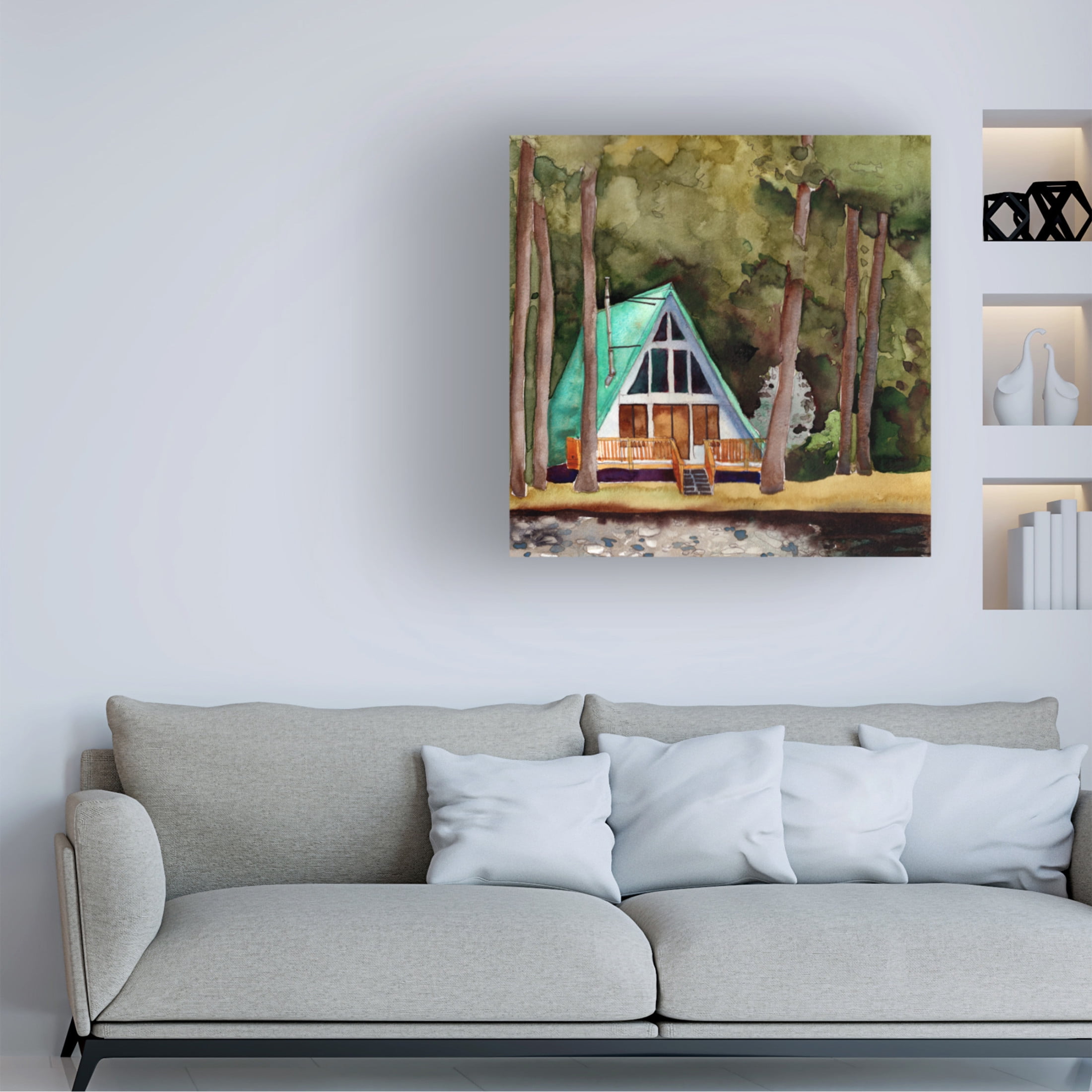 Trademark Fine Art Paul McCreery  Rad Little Cabin I Canvas Wall Art