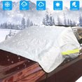 thumbnail image 3 of Muyoka Cubierta de hielo y nieve para parabrisas de 91x55 pulgadas, cubierta de ventana de coche, plateada, a prueba de viento, Universal, para invierno, lluvia, escarcha, protector de pantalla para n Muyoka Hogar, 3 of 7