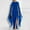 Blue, variant on Wiyuqeen Elegant Chiffon Dresses for Women Evening Party Dresses High Split Flare Sleeve Formal Solid Evening Gowns Crew Neck Maxi Dresses with Cape