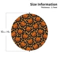 thumbnail image 2 of Kdxio Quirky Corn Pumpkin Funny Coasters,4 Pcs Leather Coasters,Housewarming Gifts,Protect Furniture from Water Marks Scratch and Damage, 2 of 6
