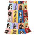 thumbnail image 2 of Rateoe funny dogs Print Fuzzy Fleece Throw Blanket Extra Large,Super Soft,Fluffy and Warm Blankets for Couch,Bed,All Season Use-40"x30", 2 of 7