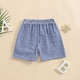 thumbnail image 4 of TAIAOJING Toddler Baby Girl Shorts Casual Summer Gingham Plaid/Seersucker Elastic Waist Ruffle Hem Shorts Bottoms Lovely 2-3Y, 4 of 7