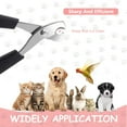 thumbnail image 3 of Professional Cat Nail Clipper Non-Slip Big Handles Claw Trimmer Safe Sharp Stainless Steel Scissor Small Pet Animal Grooming Clipper for Small Dogs, Puppies, Rabbits, Birds, 3 of 5