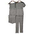 thumbnail image 2 of Lucky Brand Women's Sz S 4 Pieces Tee Tank Shirt Pant Pajama Set Gray, 2 of 4