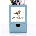 thumbnail image 1 of Sparrows Birds Animals Food Pause Desk Supplies Organizer Pen Holder Card, 1 of 3