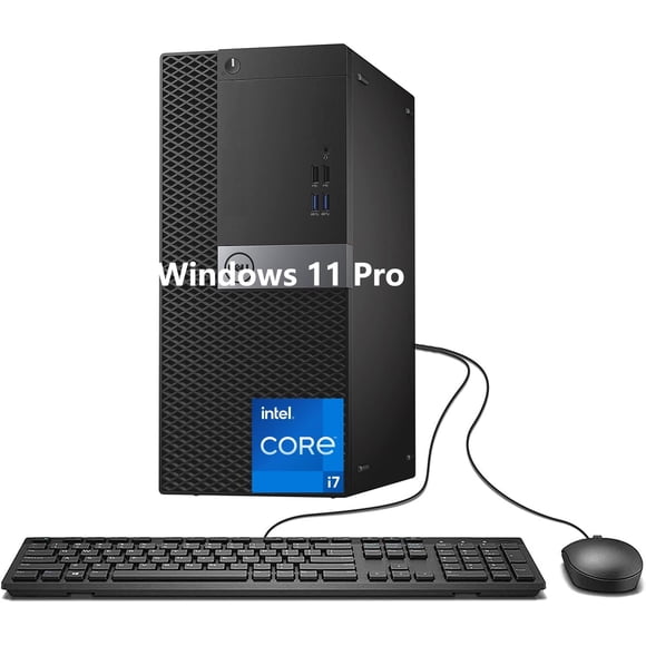 Dell Optiplex Tower Desktop Pc Computer Intel Core i7 Processor upto 4.0Ghz 16GB DDR4 RAM 256GB SSD HDMI Windows 11 Pro WiFi Bluetooth Refurbished