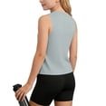 thumbnail image 6 of Asxite Toddler Tank Top Solid Color Sleeveless Crew Neck Breathable Active Summer Blouses 5-15Y, 6 of 7